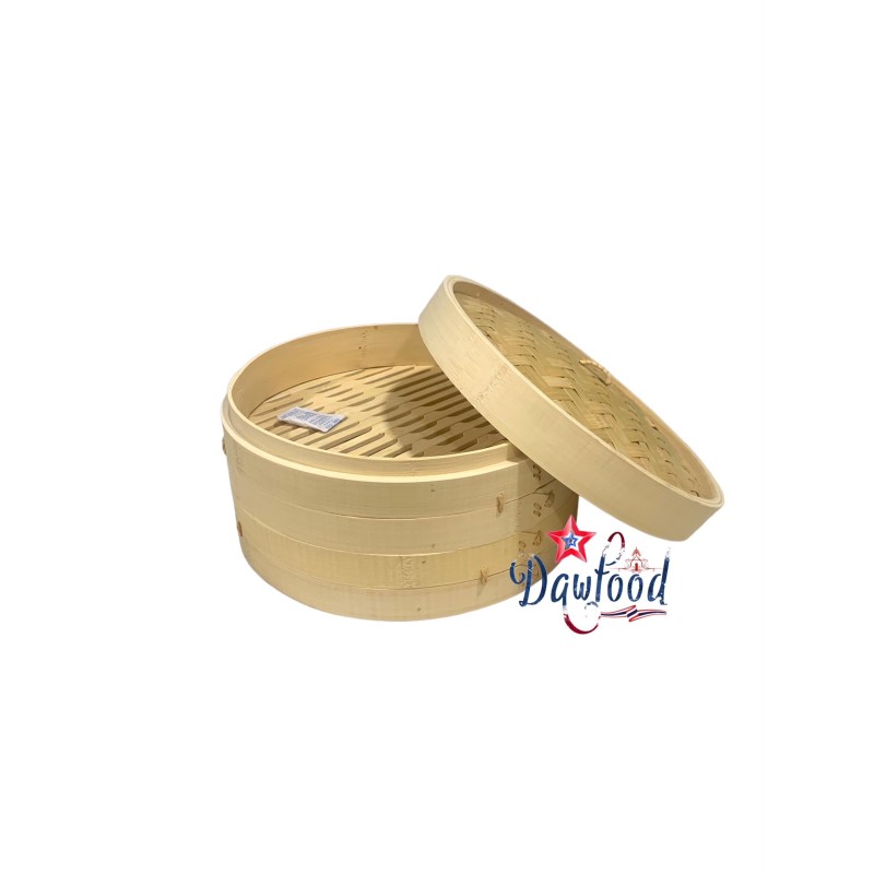 Vaporera de bamboo Shi Baling, 30 cm para comida asiática de calidad Vaporera de bamboo Shi Baling, 30 cm para comida asiática de calidad