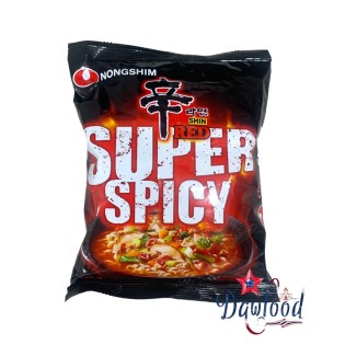 มาม่าเกาหลี รสซุปเปอร์ฮอตแอนด์สไปซี่ 120 gr Nongshim
