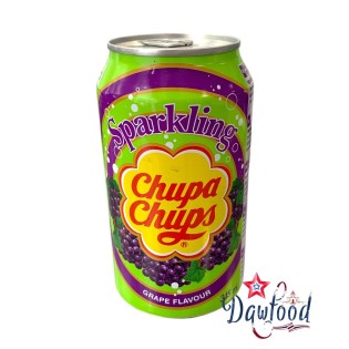 Bebida de Chupa Chups de uva 345 ml, es dulce, ácida y refrescante