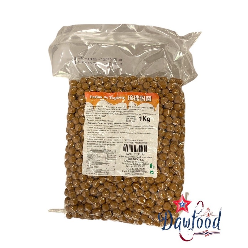 Perlas de tapioca para té de burbujas 1 kg Perlas de tapioca para té de burbujas 1 kg