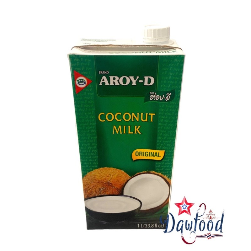 Leche de coco para cocinar todo tipo de platos en presentación de 1 litro de Aroy-D Leche de coco para cocinar todo tipo de platos en presentación de 1 litro de Aroy-D