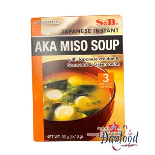 Sopa de miso Aka S & B es un plato muy popular en la cocina asiática