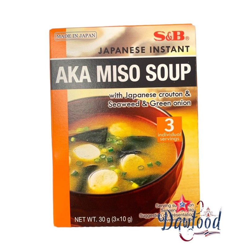 Sopa de miso Aka S & B es un plato muy popular en la cocina asiática Sopa de miso Aka S & B es un plato muy popular en la cocina asiática