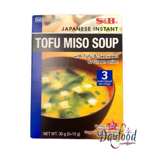 Comprar Sopa instantaneo de tofu miso S&B 30 g online - Dawfood