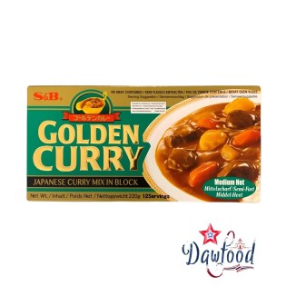 Mezcla de curry japonés en trozos S&B, 220 g - Dawfood Supermercado