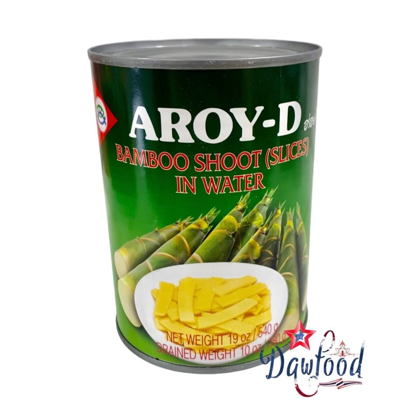 Bambou dans l'eau (Slices) 540 gr Aroy-D Bambou dans l'eau (Slices) 540 gr Aroy-D