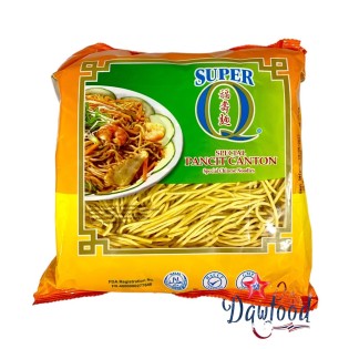 หมี่เหลืองอบแห้ง หมี่ฮกเกี้ยนอบแห้ง 227 gr Super Q