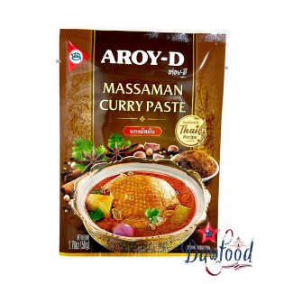 AROY-D Pasta de Curry Massaman de 50 gr para recetas asiáticas