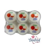Lychee Pudding with nata de coco 480 Gr Coconut