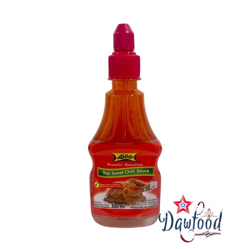 LOBO Salsa de Chili Dulce Tai de 300 ml para recetas de carnes LOBO Salsa de Chili Dulce Tai de 300 ml para recetas de carnes