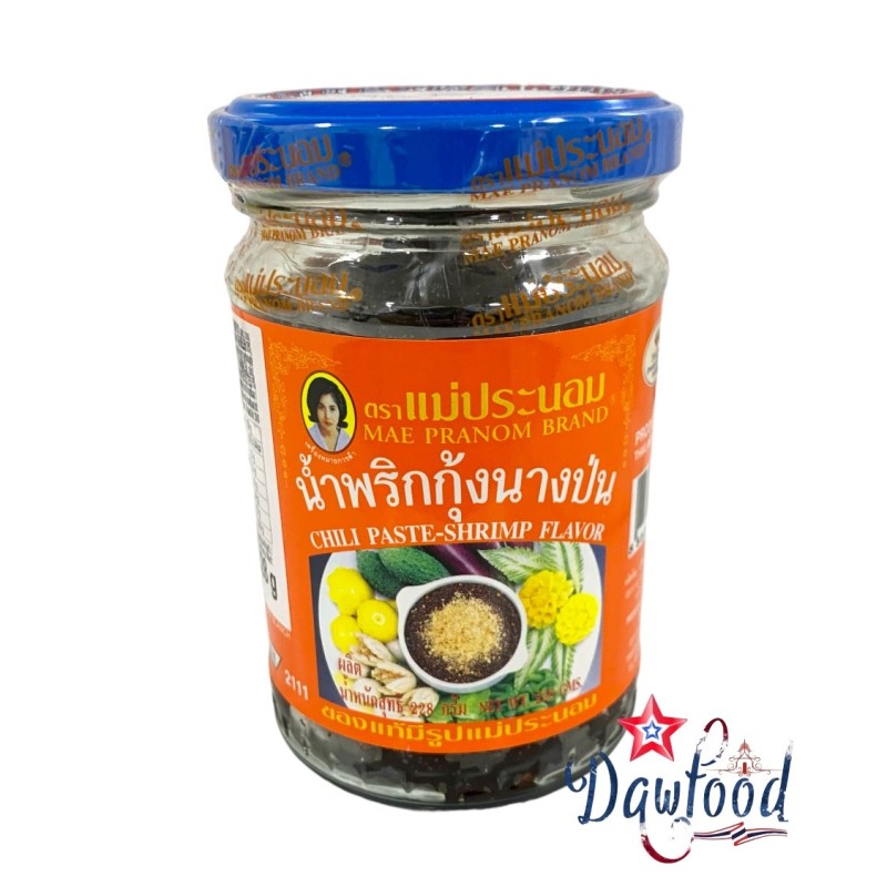 น้ำพริกกุ้งนางป่น แม่ประนอม 228g Mae Pranom น้ำพริกกุ้งนางป่น แม่ประนอม 228g Mae Pranom