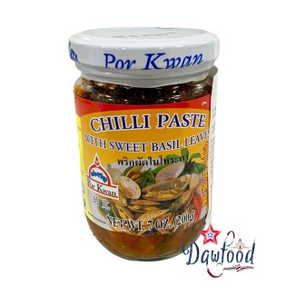 Pâte de piment au basilic doux 200 gr Por Kwan