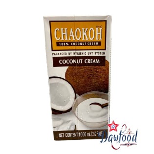 Crema de coco Chaokoh, posee un aroma dulce con notas tropicales