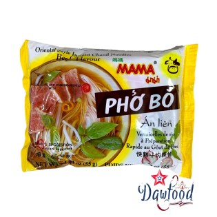 MAMA Fideos Instantáneos vermicelli Pho Bo Sabor ternera de sabor inigualable