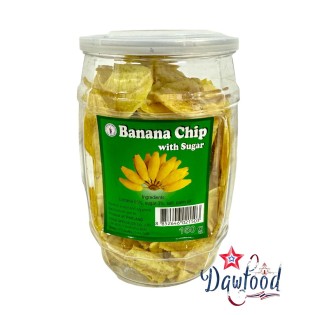 Chips de plátano con azúcar Thai Dancer son dulces y crujientes