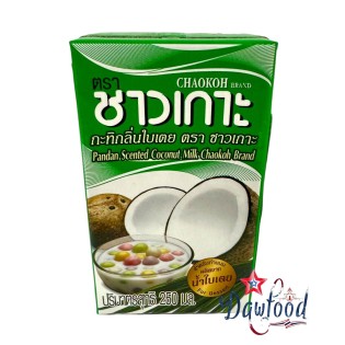 Pandan Scented coconut milk 250 ml Chaokoh
