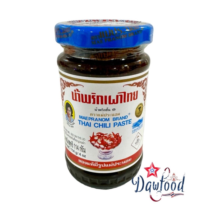 น้ำพริกเผาไทย ตราแม่ประนอม 114 gr Mea Pranom น้ำพริกเผาไทย ตราแม่ประนอม 114 gr Mea Pranom