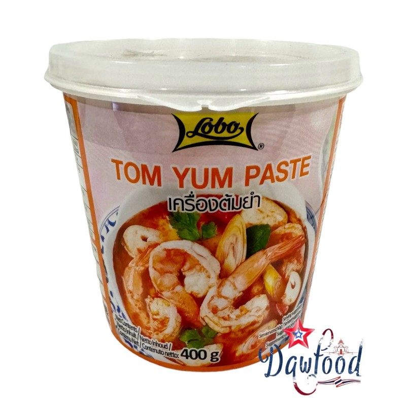 Pasta Tom Yum Lobo de 400 g. La exquisitez de las sopas tailandesas Pasta Tom Yum Lobo de 400 g. La exquisitez de las sopas tailandesas