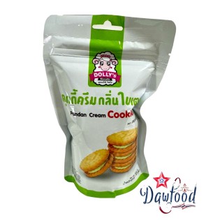 Pandan cream cookies 70 gr Dollys