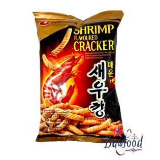 ขนมเกาหลี ข้าวเกรียบกุ้ง รสเผ็ด 75gr Nongshim
