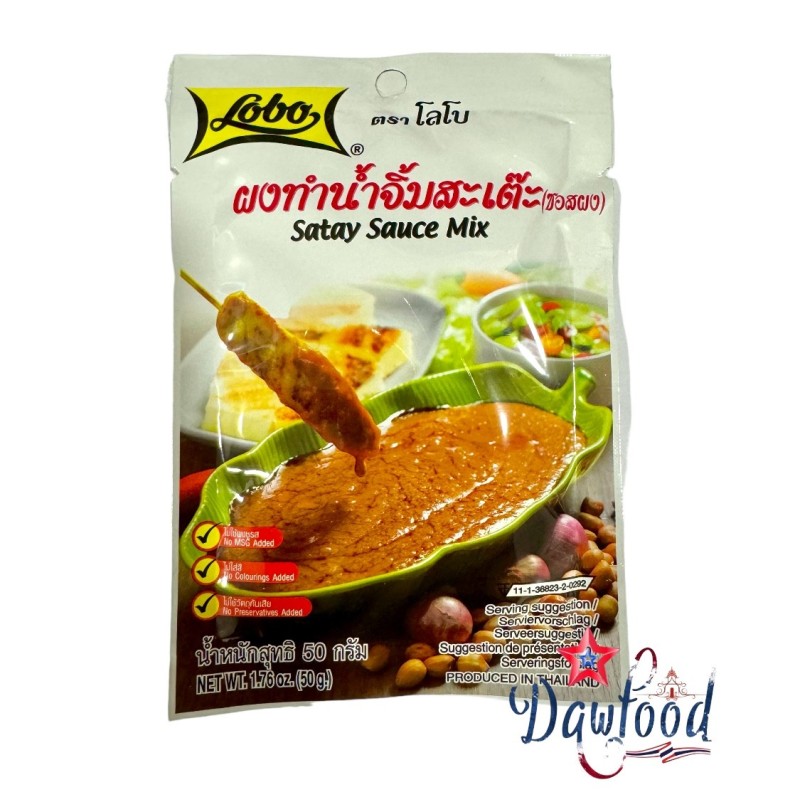 Satay sauce mix 50 gr Lobo Satay sauce mix 50 gr Lobo