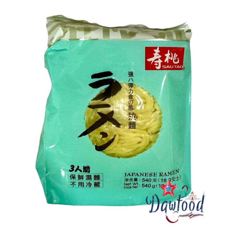 เส้นราเมงสด สำเร็จรูป 540 gr Sautao เส้นราเมงสด สำเร็จรูป 540 gr Sautao