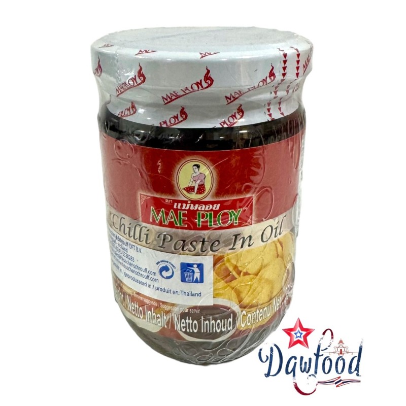 น้ำพริกเผา แม่พลอย 250 gr Mae Ploy น้ำพริกเผา แม่พลอย 250 gr Mae Ploy