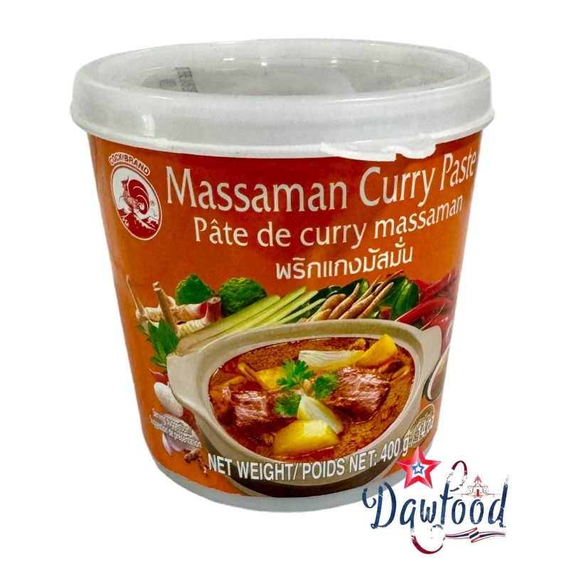 Massaman curry paste 400 gr Cock Massaman curry paste 400 gr Cock