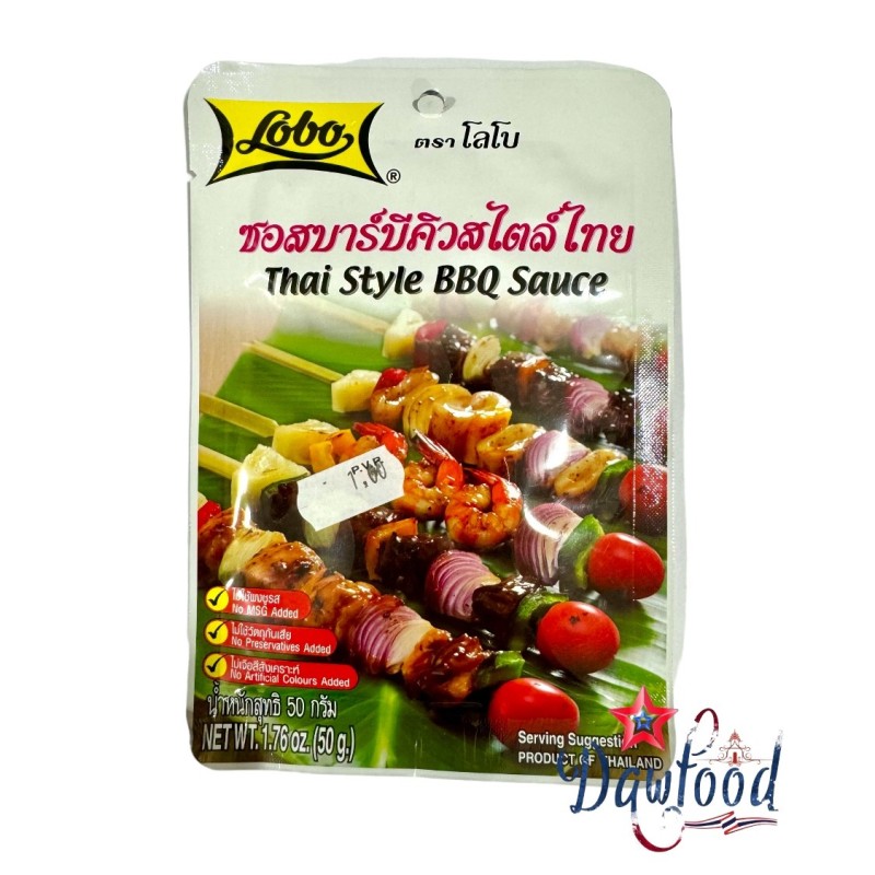 Comprar salsa barbacoa estilo Tai Lobo 50 g Online - Dawfood Spain Comprar salsa barbacoa estilo Tai Lobo 50 g Online - Dawfood Spain