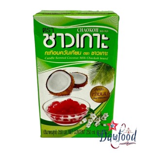 Leche de coco perfumado a vela Chaokoh para postres tailandeses