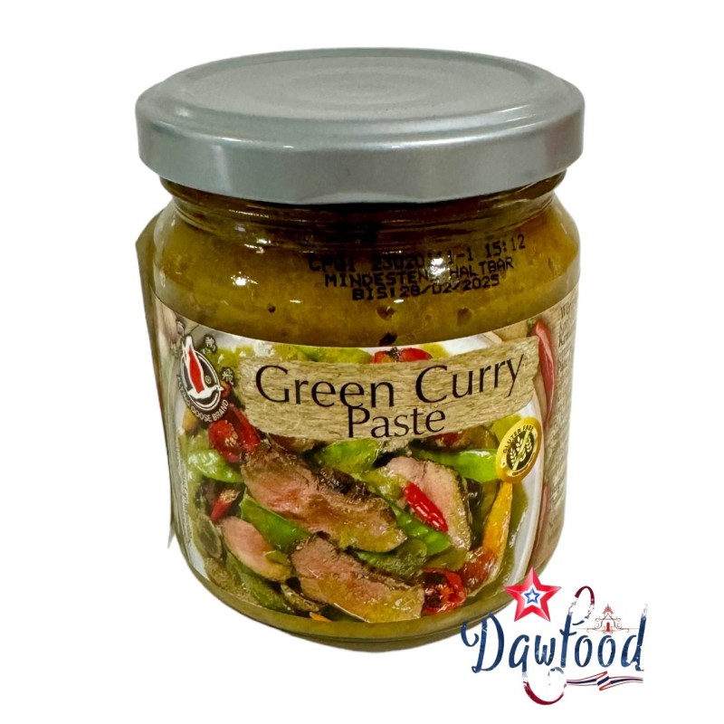 Pasta de curry verde Flying Goose, para preparar currys suaves Pasta de curry verde Flying Goose, para preparar currys suaves