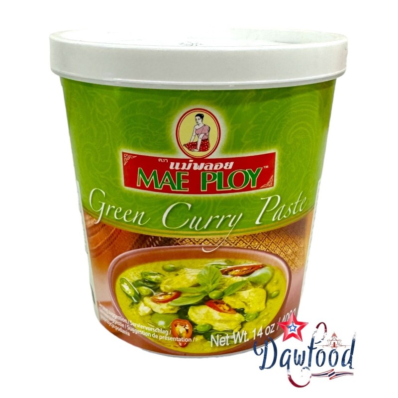 Pâte de curry vert 400 gr Mae Ploy