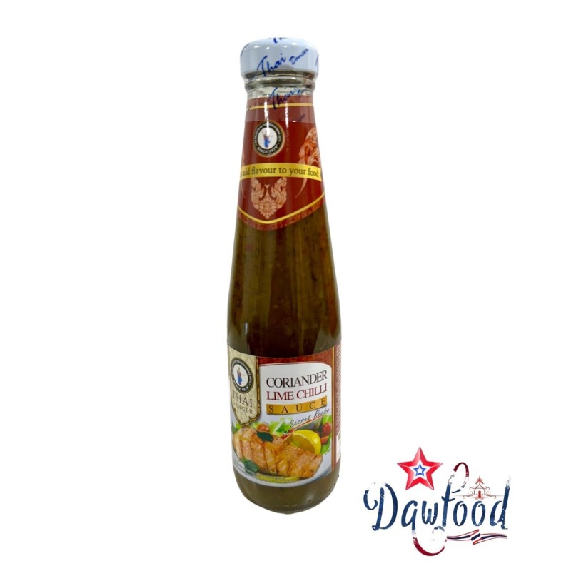 Sauce coriandre, citron vert et chili 300 ml Thai Dancer Sauce coriandre, citron vert et chili 300 ml Thai Dancer