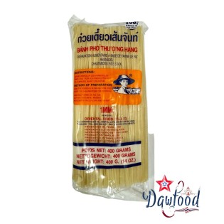 Fideos de arroz Bahn Pho delgados con forma recta libres de gluten
