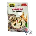 Pasta Tom Ka, sopa a base de leche de coco. Combinación de sabores