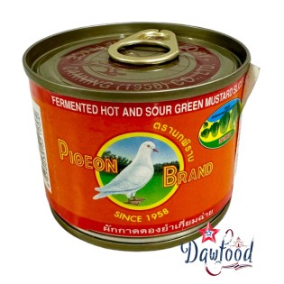 Mostaza verde fermentada agridulce picante con salsa de soja para tus recetas
