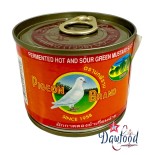 Mostaza verde fermentada agridulce picante con salsa de soja para tus recetas