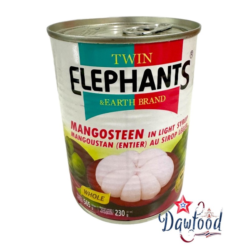 Mangostán en almíbar ligero Elephants, 565 g - Dawfood Supermercado Mangostán en almíbar ligero Elephants, 565 g - Dawfood Supermercado