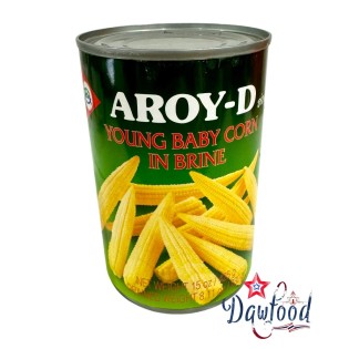 Maïs nain en saumure 425 gr Aroy-D