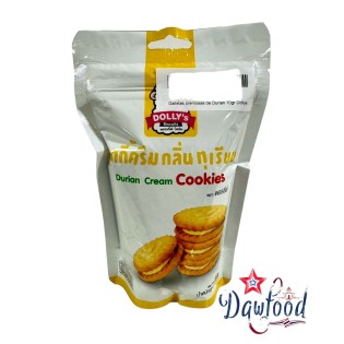คุกกี้ครีม กลิ่นทุเรียน 70gr Dollys