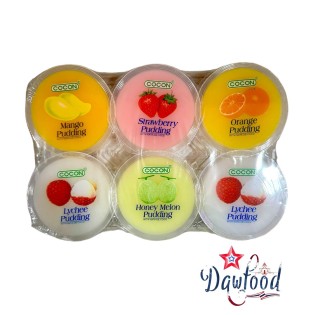 Dawfood te presenta su rico postre a base de gel de coco como dulce