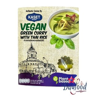 Curry verde vegano con arroz tailandes 280 gr Kaset