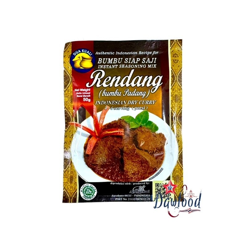 Curry sec indonésien 50 gr Dua Kuali( Rendang)