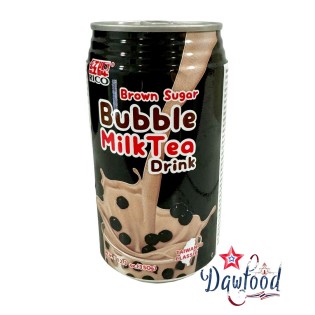 Bebida Bubble Tea Sabor AZÚCAR MORENO con Leche y Burbujas  350ml RICO - Dawfood