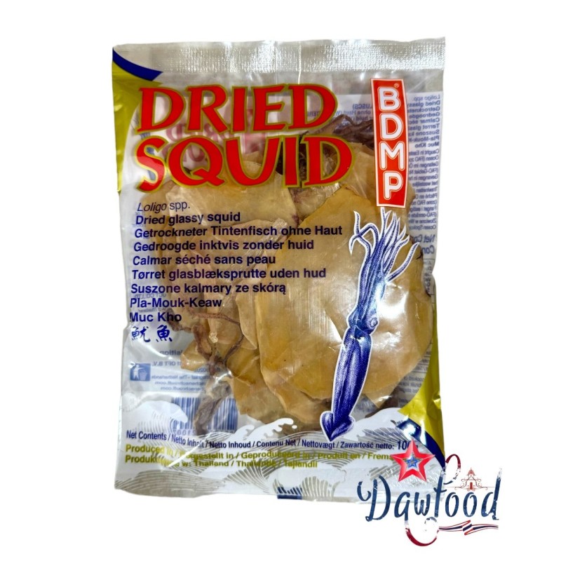 ปลาหมึกตากแห้ง 100 gr BDMP ปลาหมึกตากแห้ง 100 gr BDMP
