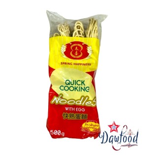 เส้นบะหมีไข่อบแห้ง 500 กรัม Spring Happiness