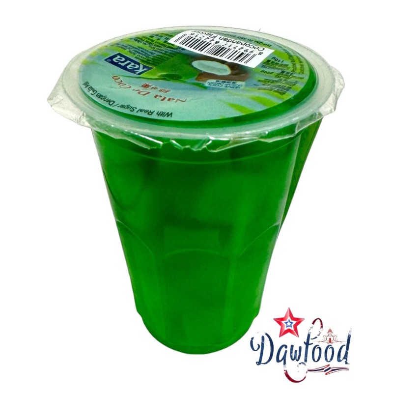 Nata de coco con sabor pandan 220 ml Kara