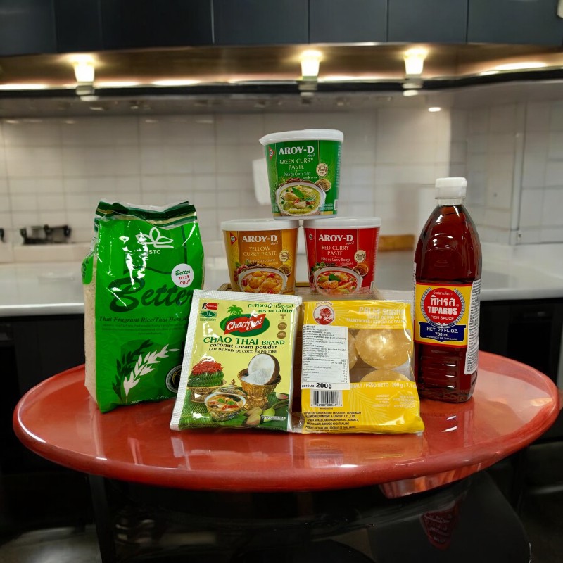 Curries Aroy-D: Rojo, Verde y Amarillo | Auténtico Sabor Tailandés