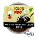 Black rice pudding with longan 130 gr Koon Noo