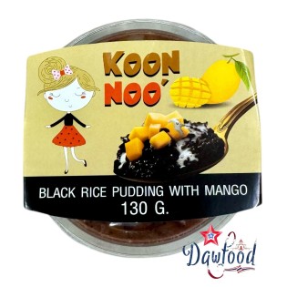 Black rice pudding with mango 130 gr Koon Noo